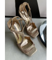 EFEKTOWNE ZŁOTE SANDAŁKI ZDOBIENIA JIMMY