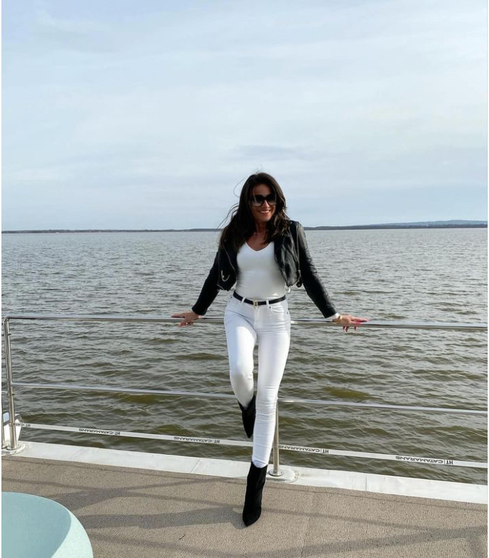 Czarne nakładane botki na obcasie Zibra