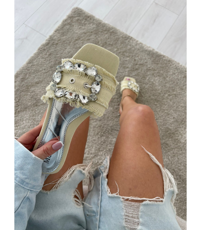 Klapki Zarka Żółte