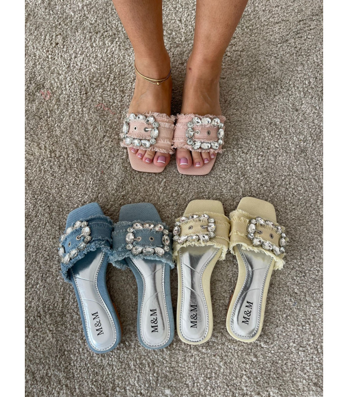 Klapki Zarka Żółte