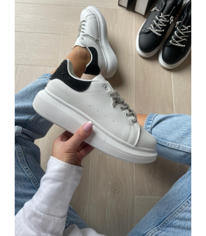 Zdobione Adidasy Alexander Czarny Tył