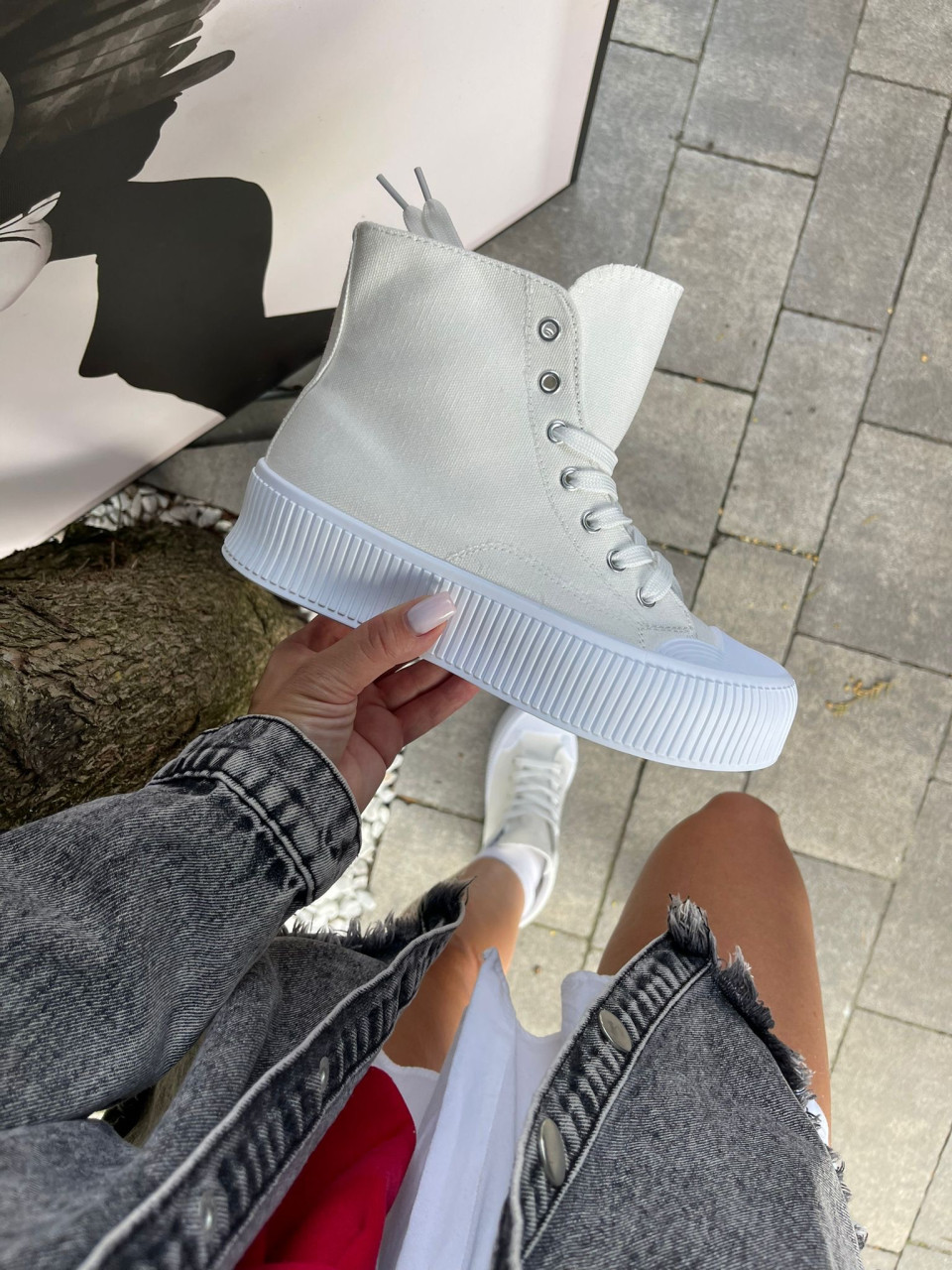 Białe Trampki Cassi