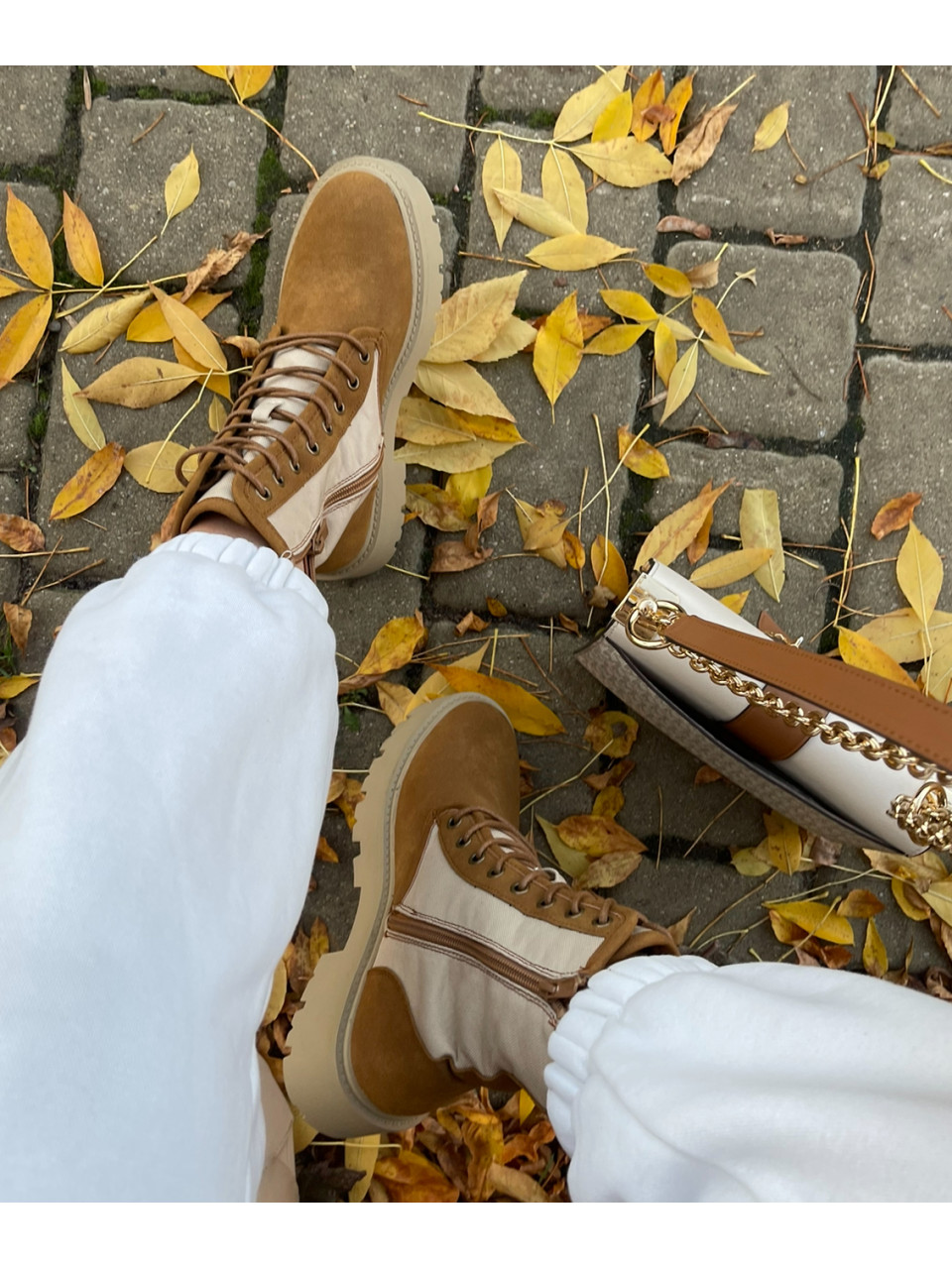 Camelowe workery Simi ocieplane