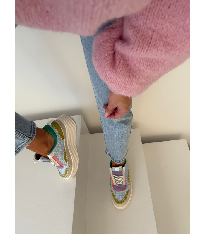 Nową kolekcja Niebieskie trampki adidasy Spring 25