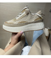 Nową kolekcja beżowe trampki adidasy Spring 25