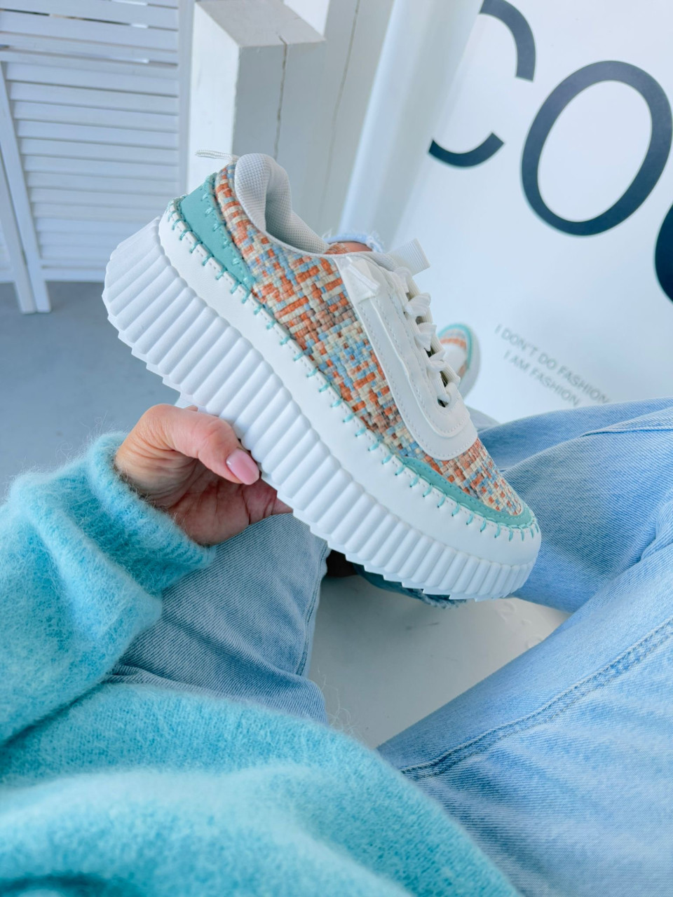 Nową kolekcja turkusowe trampki adidasy Spring 25