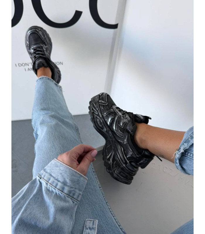 Adidasy przecierane BALENCIA czarne