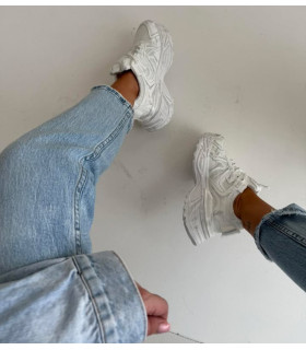 Adidasy przecierane BALENCIA White