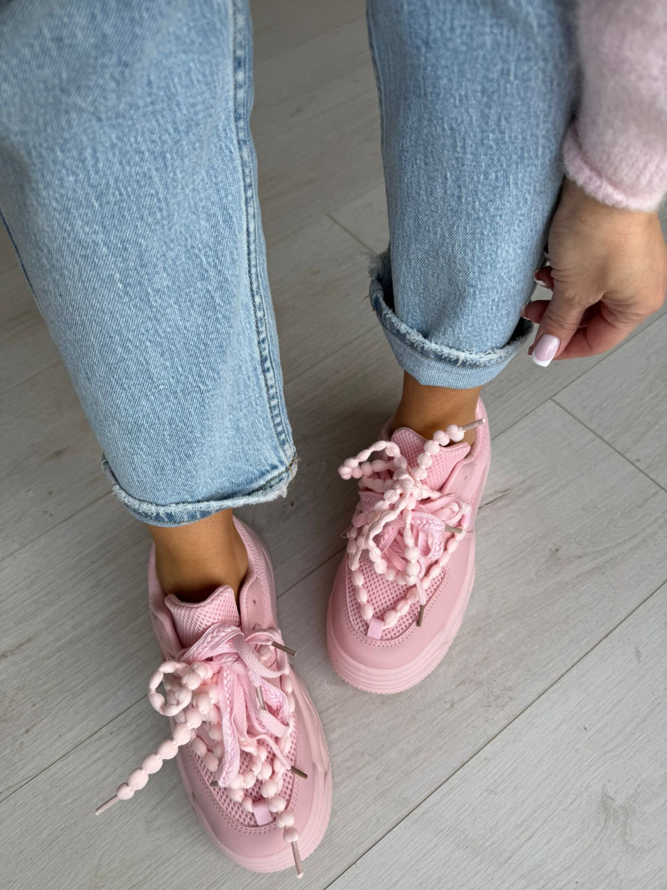 Adidasy Riva Całe różowe