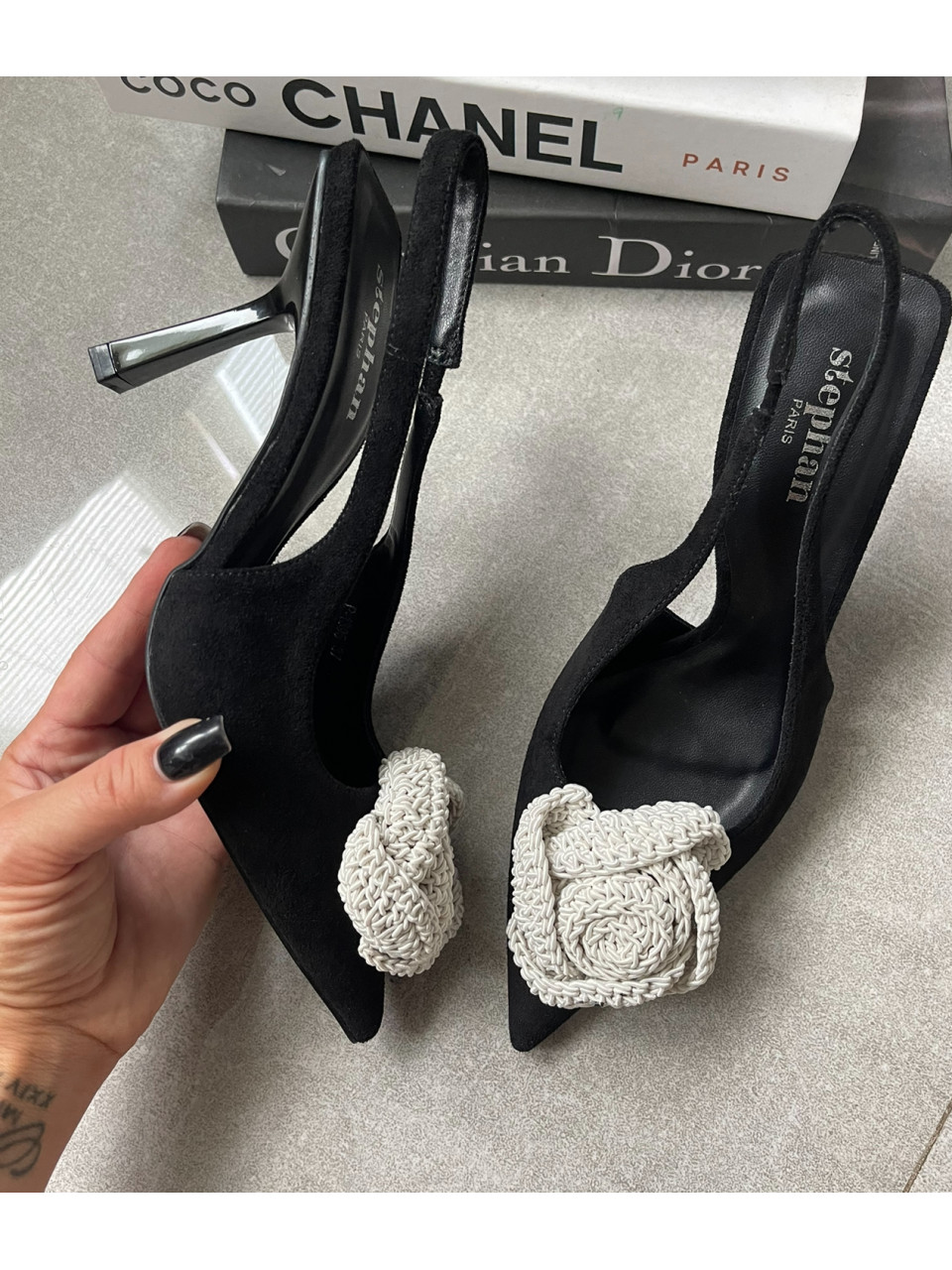 Piękne Szpilki Rose black