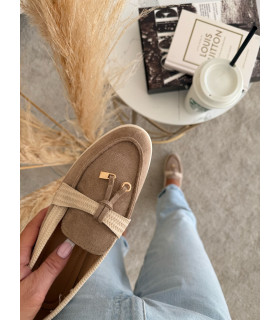 Mokasyny Lora Khaki