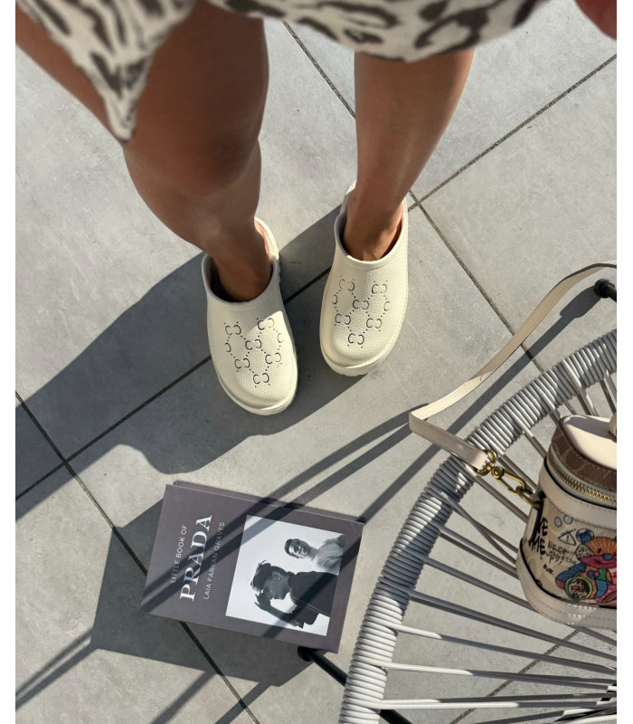 Klapki Gumowe GC Beżowe