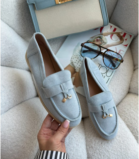 Mokasyny Baby Blue Lora