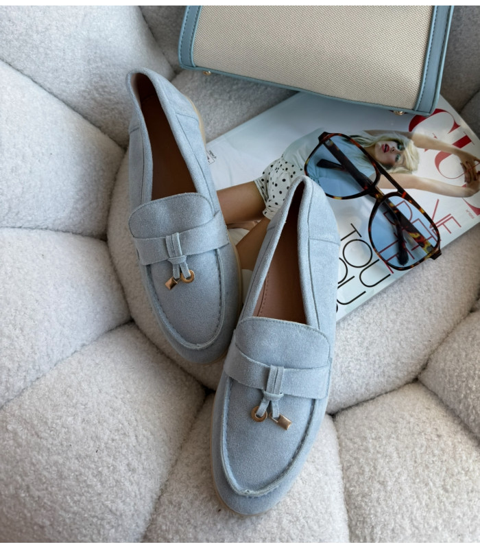 Mokasyny Baby Blue Lora