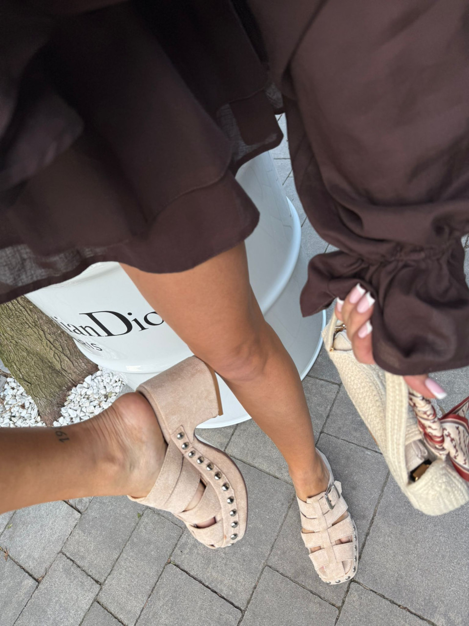 Beżowe Trepy Carmen