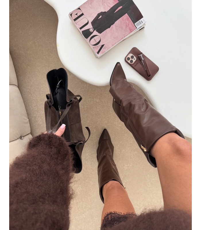 Kozaki Bruna Brązowe