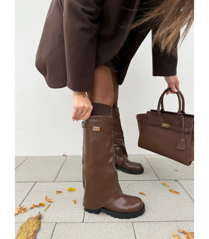 Brązowe Kozaki Geny