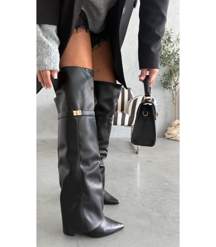 Wysokie Kozaki Sonia Czarne