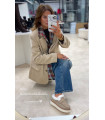 Zimowe Mokasyny z Futerkiem Cozy Khaki