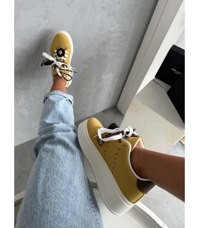 Trampki Candy Poms Żółte