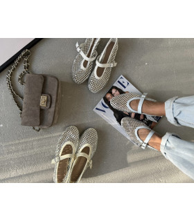 Baleriny Luna Cristal Żółte