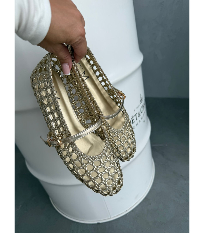 Złote Baleriny Amelia