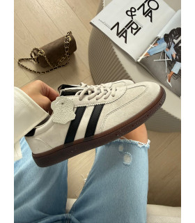Skórzane Adidasy Sorelli Jasnoszare