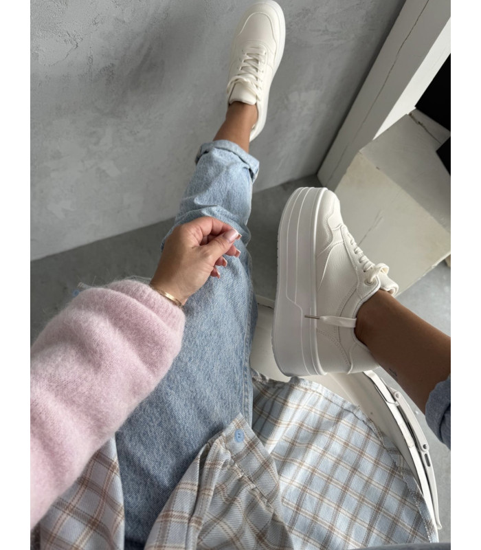 Białe Adidasy Na Platformie