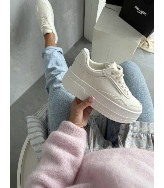 Białe Adidasy Na Platformie