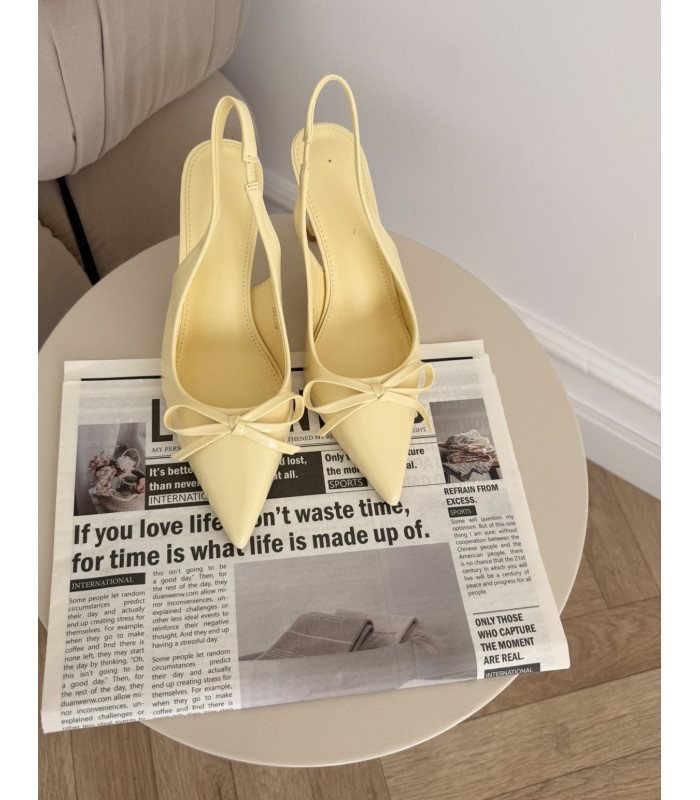 Szpilki Candy Girl Żółte