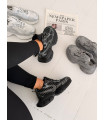 Szare Sneakersy Cekinowe