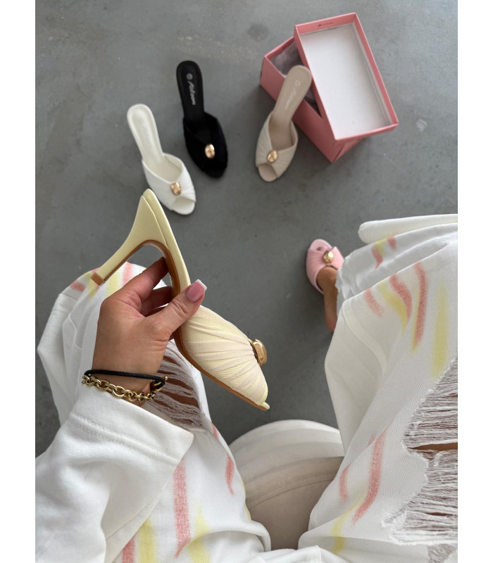 Klapki Silky Touch Czarne