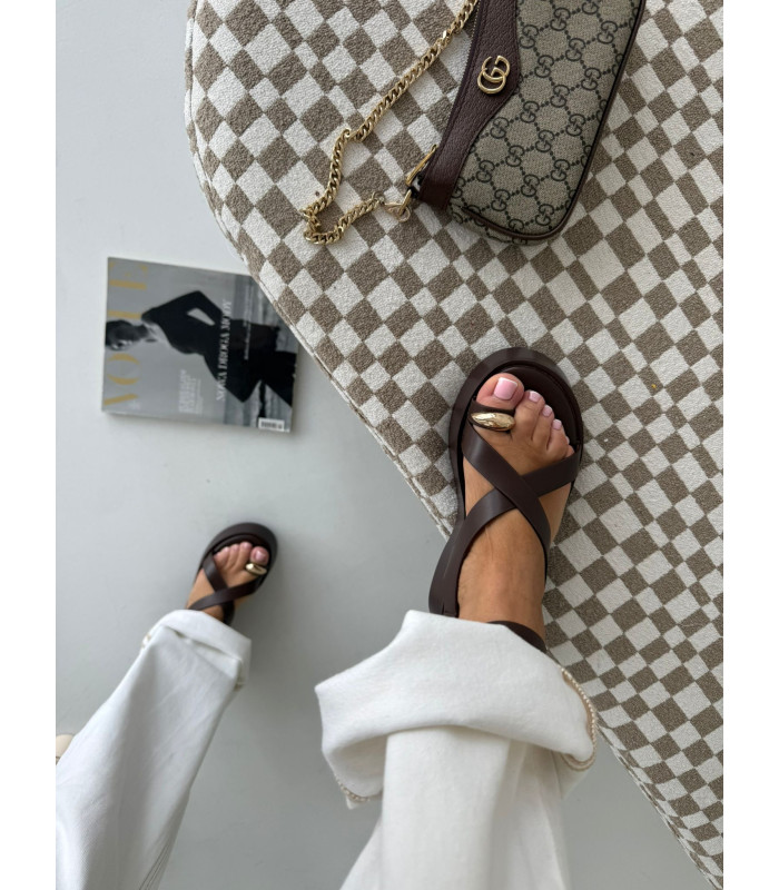 Sandałki Pure Step Brązowe