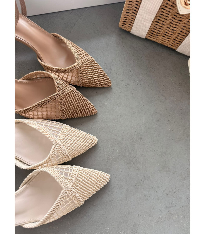 Szpilki Camelowe Desert Lace