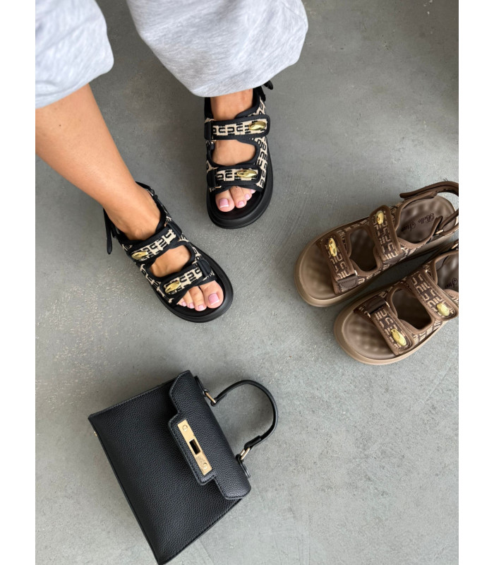 Brązowe Sandałki Monaco