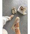 Beżowe Espadryle Apulia
