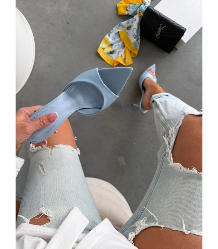 Klapki Summer LOOK Niebieskie