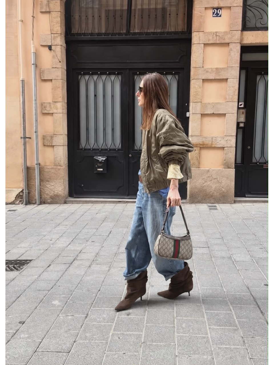 Zara Style Slouch Czekolada