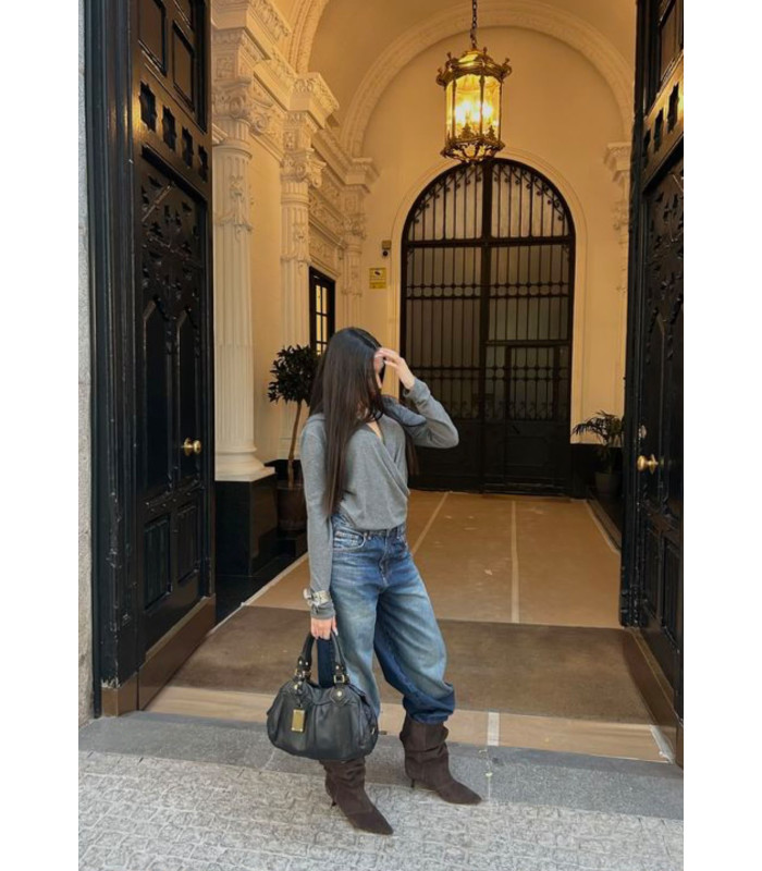 Zara Style Slouch Czekolada