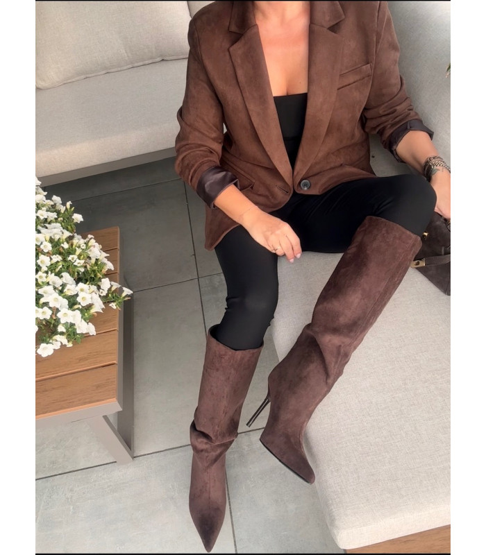 Eleganckie Kozaki Noella Na Szpilce