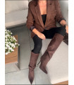 Eleganckie Kozaki Noella Na Szpilce