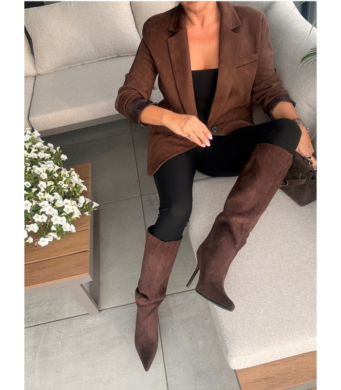 Eleganckie Kozaki Noella Na Szpilce
