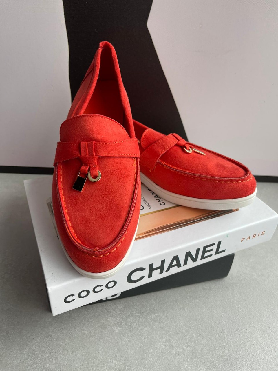 Mokasyny Melvi Pomarańcz