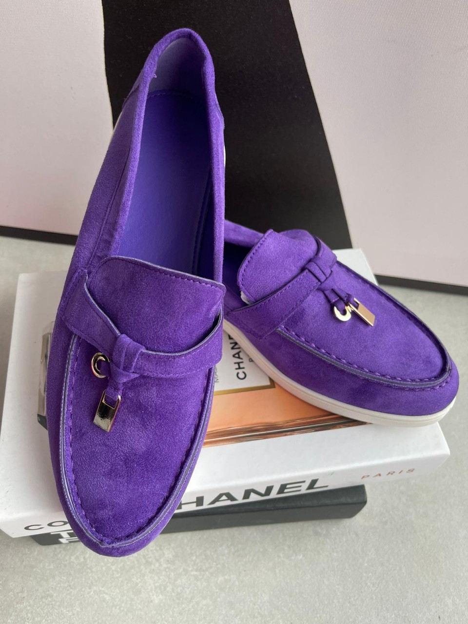 Mokasyny Melvi Fiolet